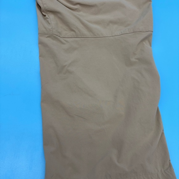 Orvis Tan Cargo Pants Durable Utility Design Nylon Beige Size XXL x 30” - Picture 8 of 11